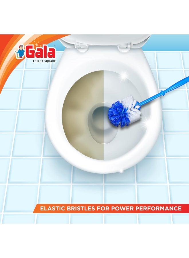 Gala Toilex Toilet Brush With Square Container(Multicolor,Pack of 1) - Image 5